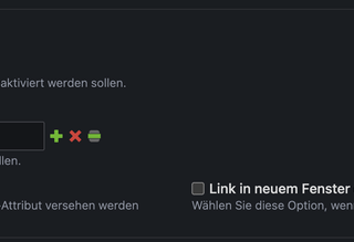 Seiteneinstellungen für die Contao Internal Links Erweiterung